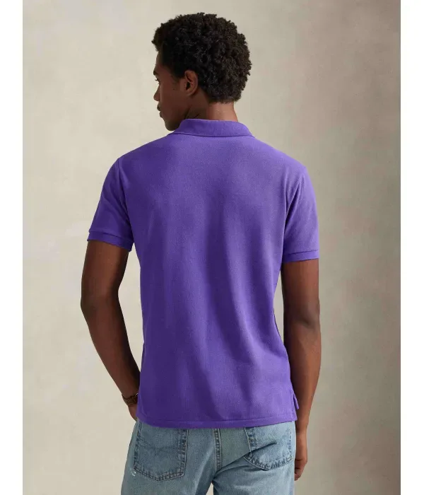 Полюс custom slim fit Polo Ralph Lauren, фиолетовый — фото 3