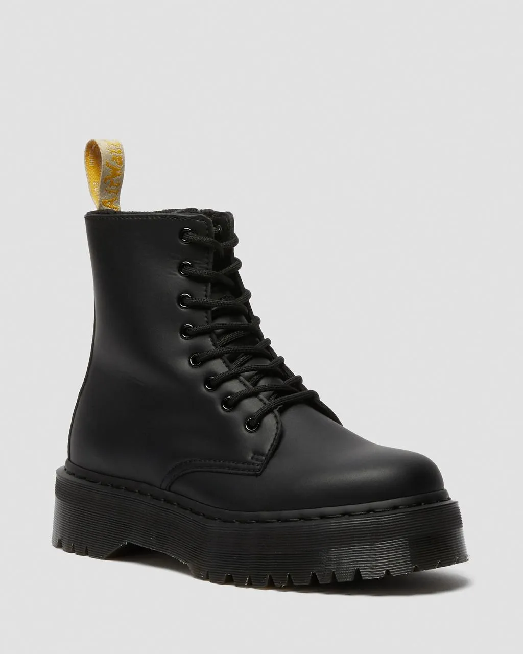 

Ботинки Dr. Martens Vegan Jadon II моноплатформы, цвет Black — Felix Rub Off