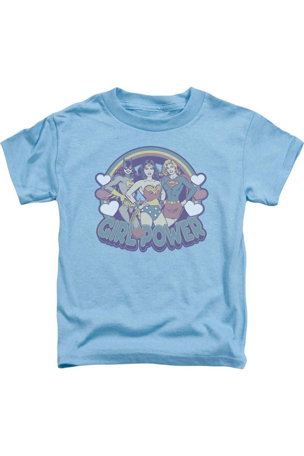 

Футболка для малышей DC Comics Retro Girl Power с коротким рукавом Gildan, синий