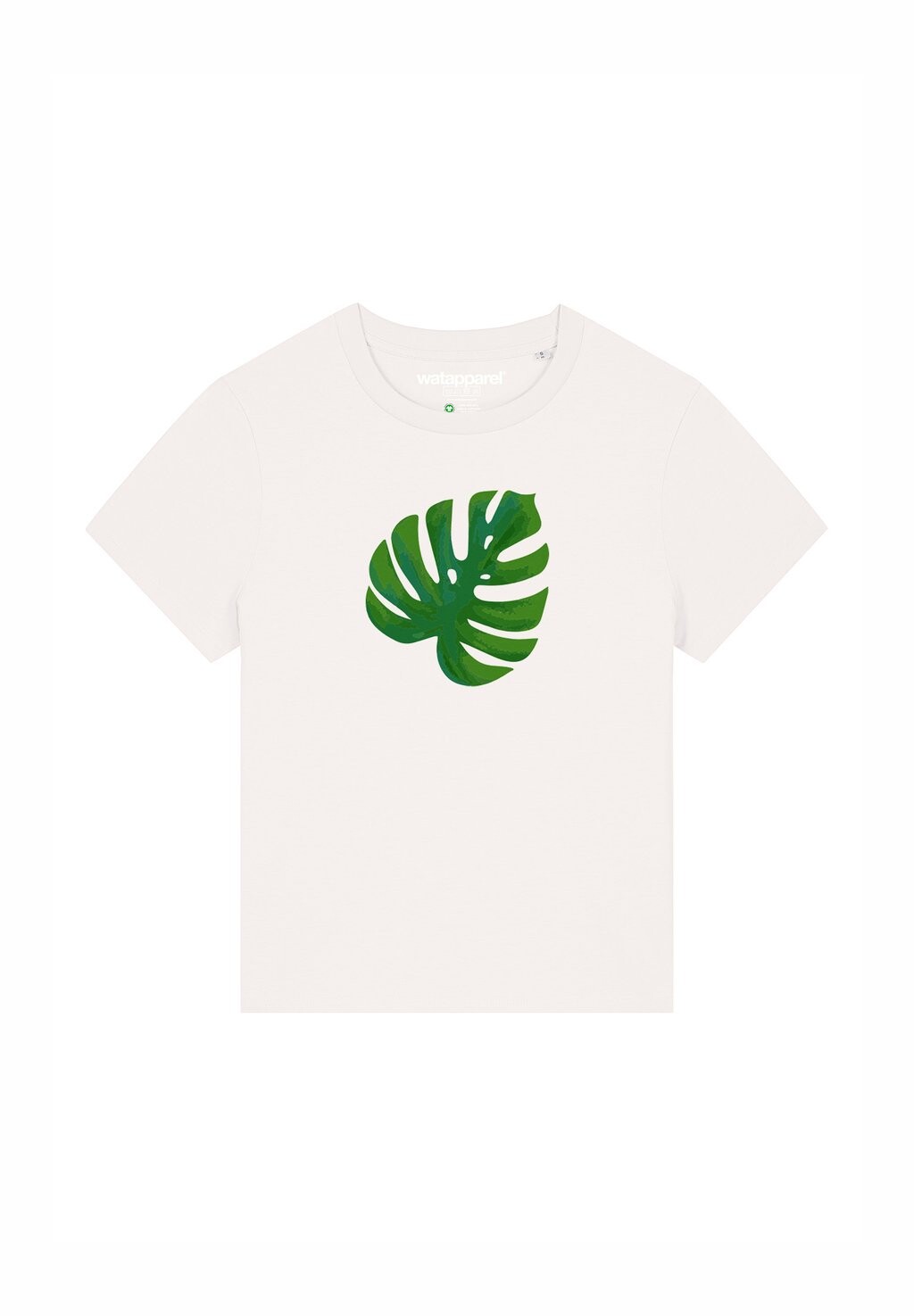 

Футболка с принтом MONSTERA watapparel, белый