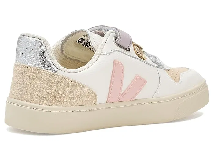 Кроссовки VEJA Kids Small V-10, White Petale — фото 4