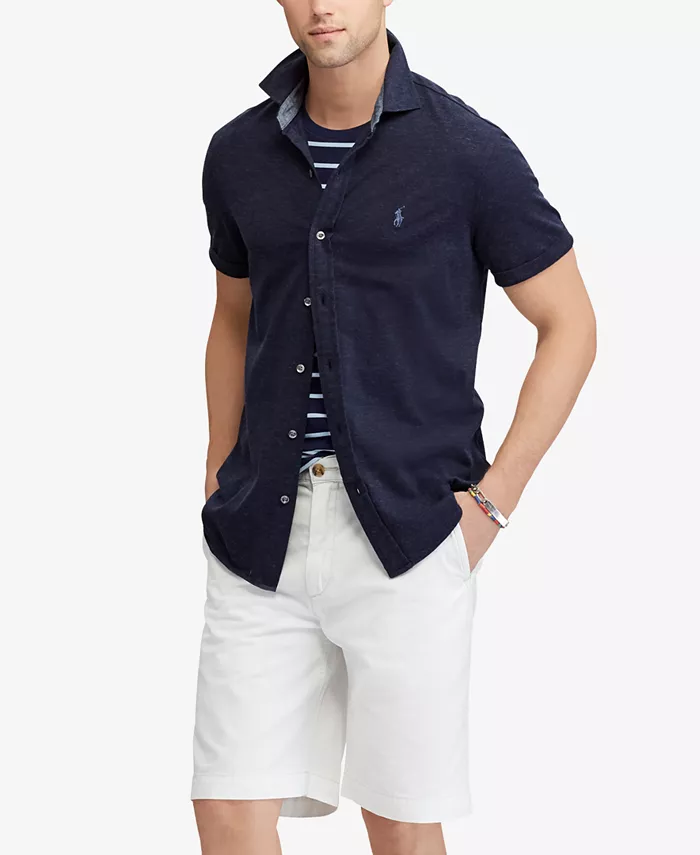 Мужские шорты Relaxed Fit Twill длиной 10 дюймов Polo Ralph Lauren, белый — фото 3