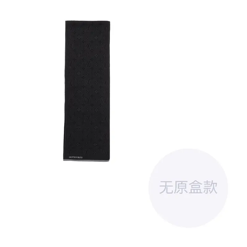 

LOUIS VUITTON Вязаный шарф, Black