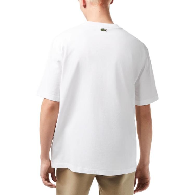 Футболка мужская белая/001 Lacoste, белый — фото 3