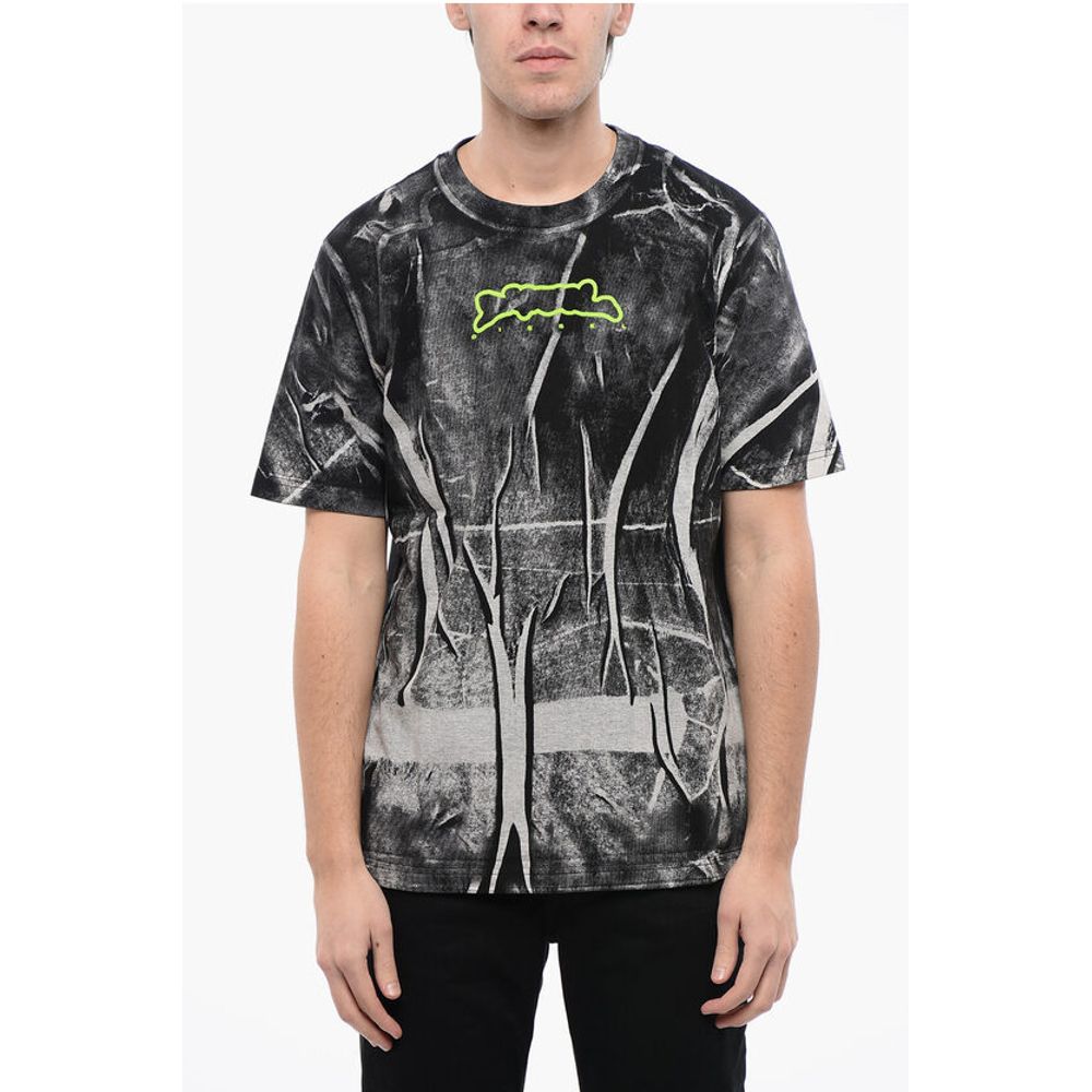 

RED TAG Wrinkled Effect T-JUST-N3 Футболка с круглым вырезом Diesel, Bicolor