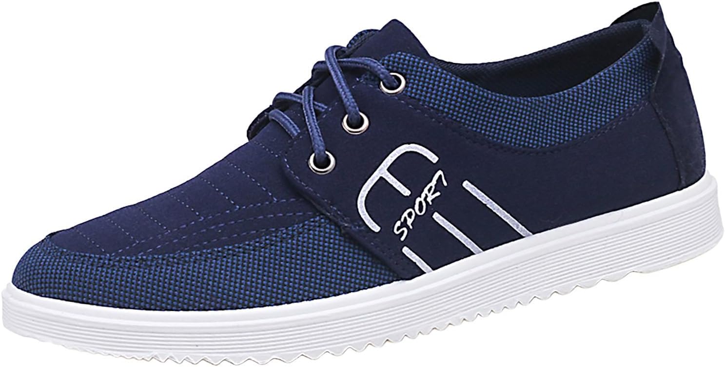 

Мужские прогулочные туфли IWIHMIV, мужские слипоны, повседневная мужская обувь с противоскользящей подошвой, слипоны для ходьбы, кроссовки для мужчин, теннисные туфли, синий