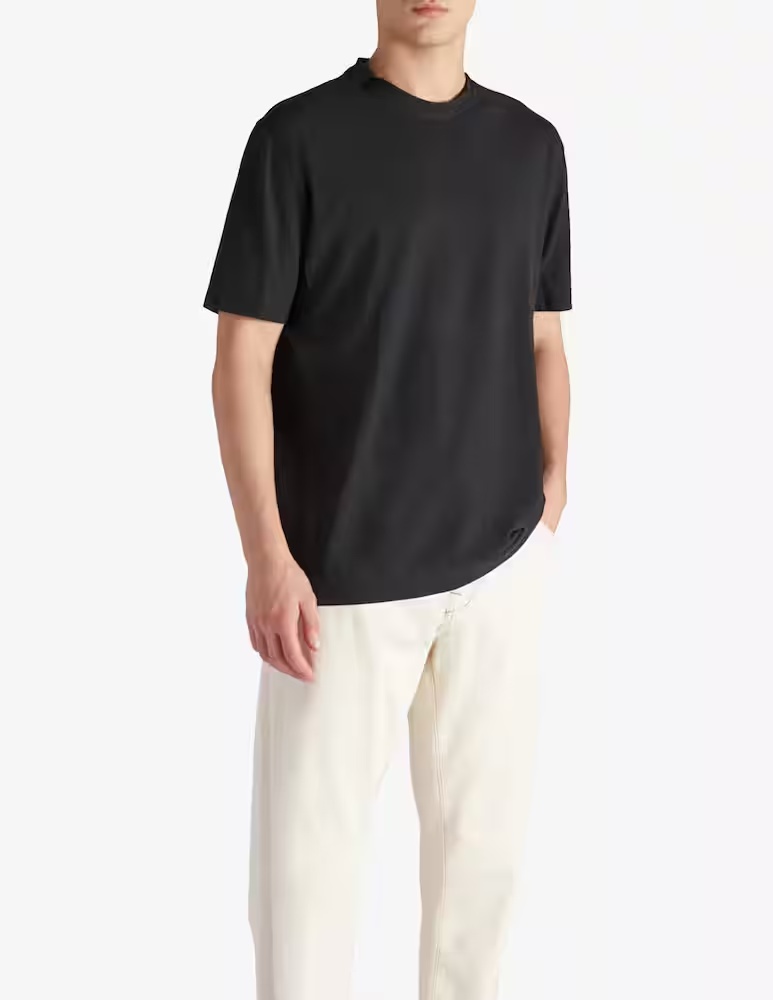 

Футболка Zanone Slim Fit из органического хлопка IceCotton Slowear, черный