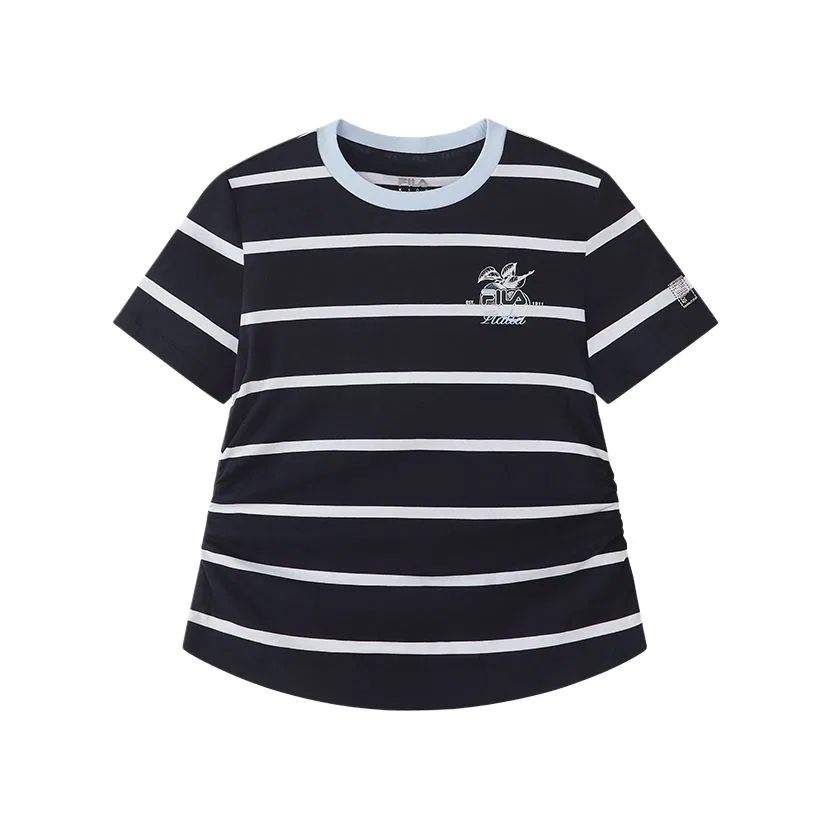 Футболка с круглым вырезом FILA KIDS, Dome Endless Blue