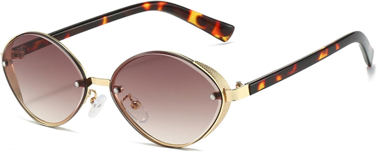 

Солнцезащитные очки Helena без оправы с бриллиантами для женщин и мужчин, мода 90-х, многоугольные солнцезащитные очки в металлической оправе, многоугольные тонированные очки, C3