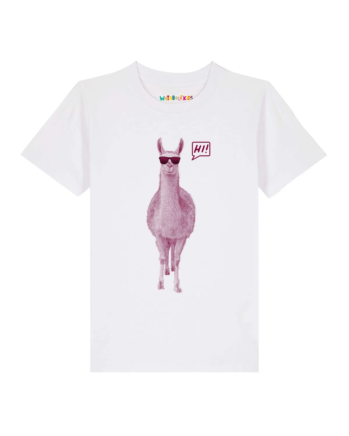 Футболка 'Lama sagt Hi' Watabout.Kids, White