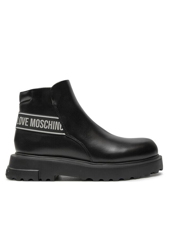 

Ботинки на плоской подошве LOVE MOSCHINO, черный