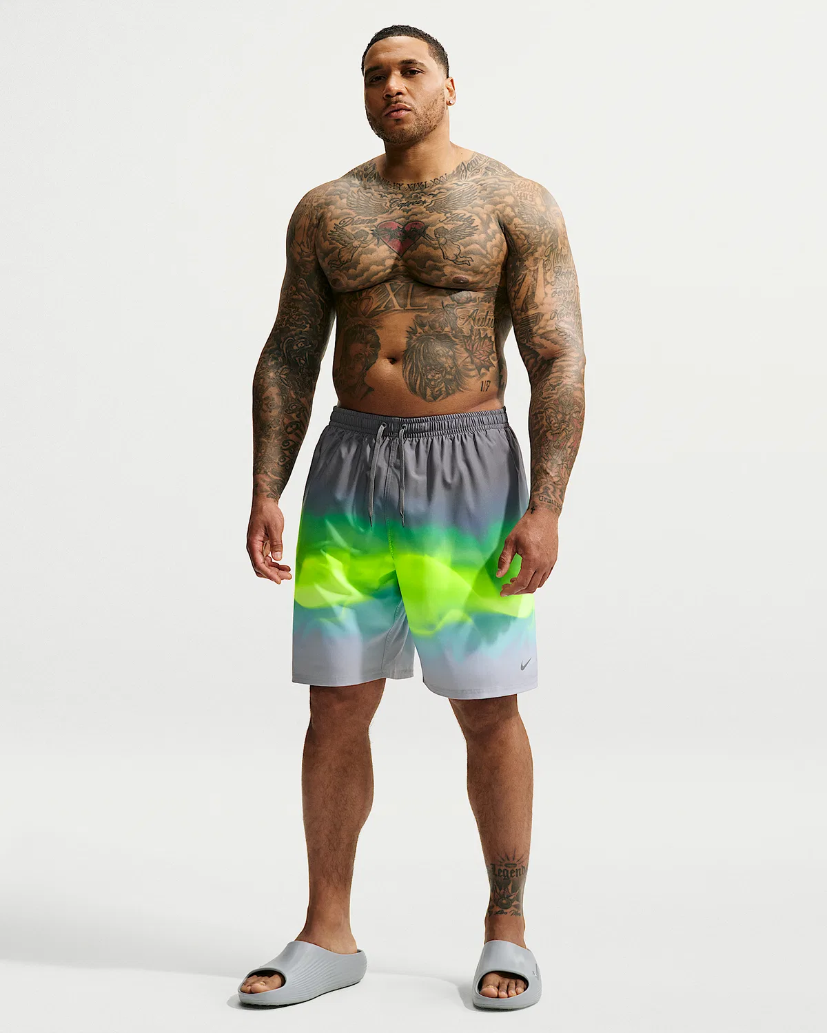 Мужские плавки Nike Swim Breaker 9" с подкладкой (Big & Tall), Cool Grey