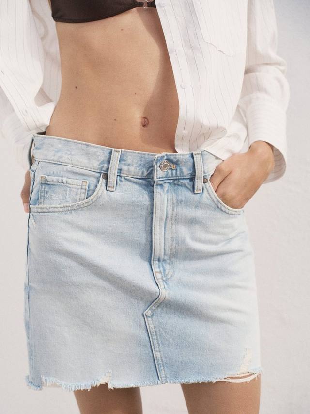 

Джинсовая мини-юбка Elena Mango, Sky Blue