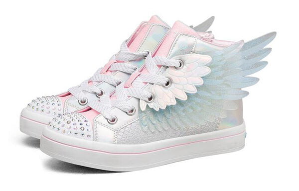 Кроссовки twi-lites 2.0 'silver pink' Skechers, серебряный — фото 3