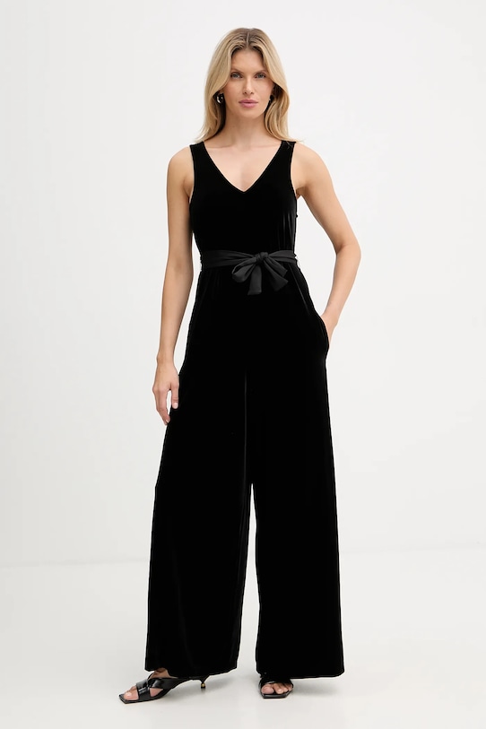 

Велюровый комбинезон Armani Exchange, черный