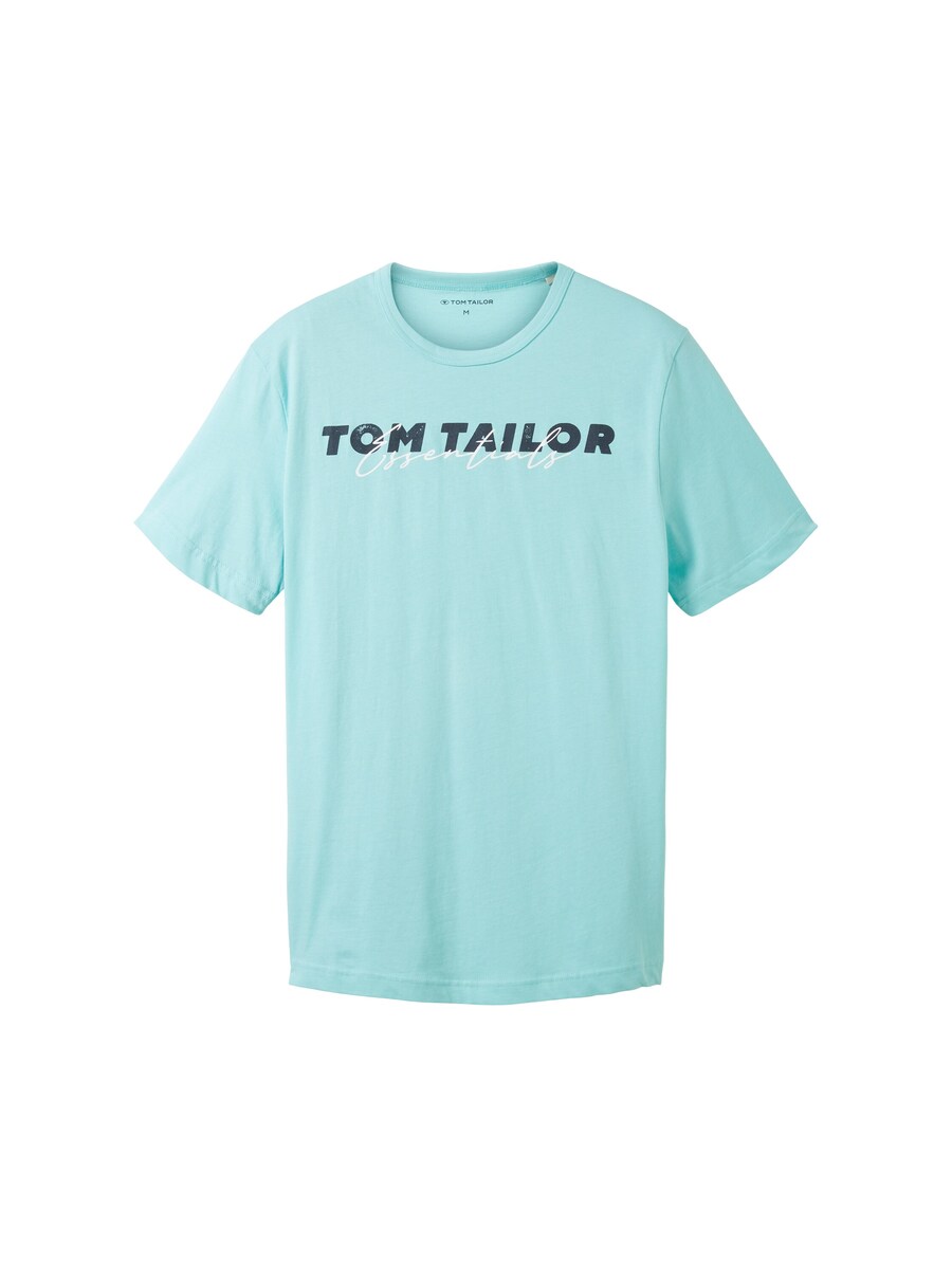 

Рубашка TOM TAILOR, цвет Turquoise/Night blue