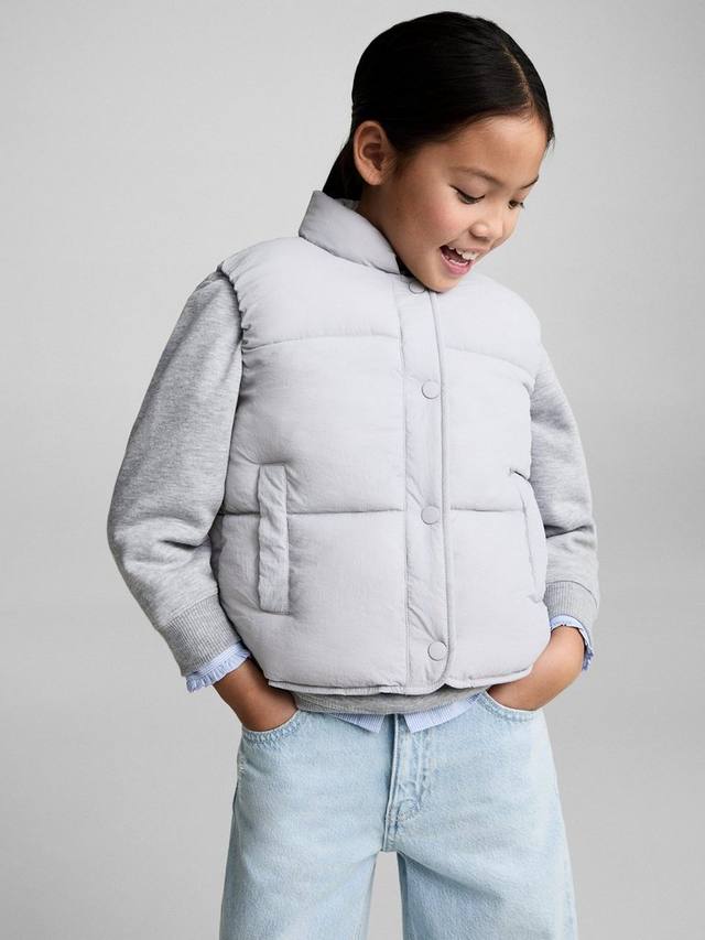 

Детский жилет Andy без рукавов стёганый Mango, Medium Blue