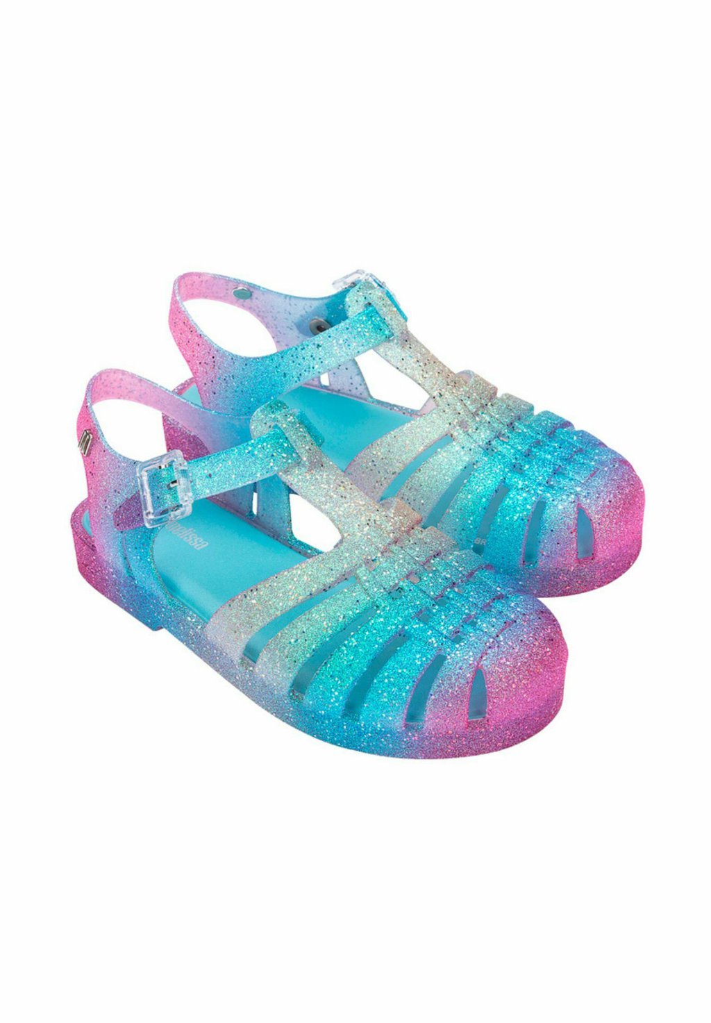 Сандалии POSSESSION GLITTER - Pool slides Mini Melissa, синий — фото 2