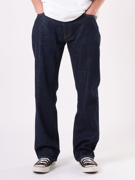 Джинсы прямого кроя 555 свободного кроя темно-синего цвета Levi's, Dark Indigo - Flat Finish