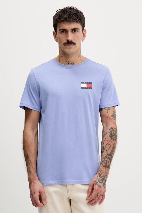 

Хлопковая футболка Tommy Jeans, синий