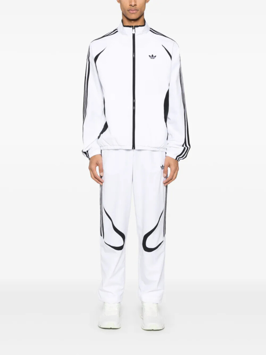 Спортивные брюки Adidas Adicolor Teamgeist, белый — фото 2