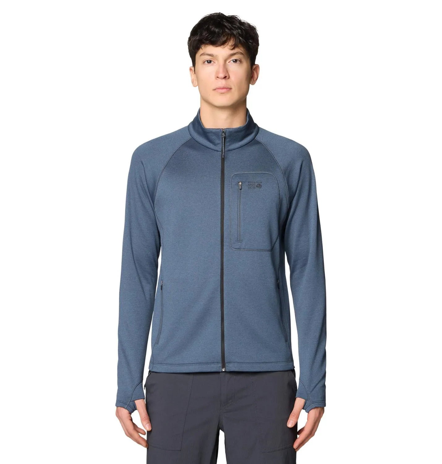 

Мужская куртка с полной молнией Glacial Trail Mountain Hardwear, Moon Blue