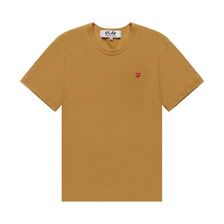 

Футболка Comme des Garçons PLAY Small Red Heart T-Shirt Olive, зеленый