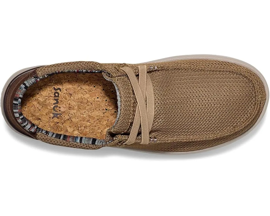 Кроссовки Sanuk Shaka Lite 2 Knit, Khaki — фото 2