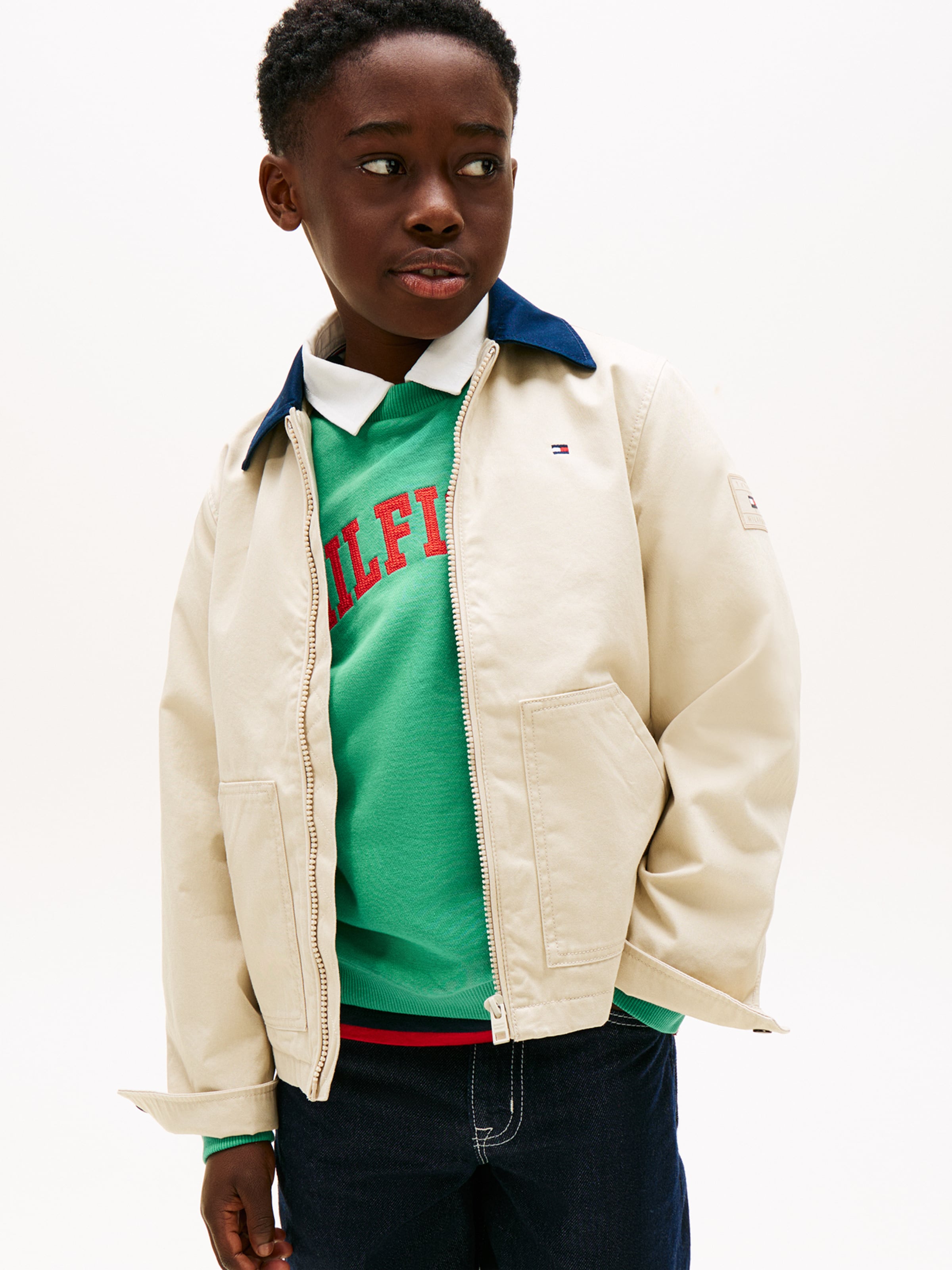 TOMMY HILFIGER Куртка для межсезонья в цвете Cream — фото 4