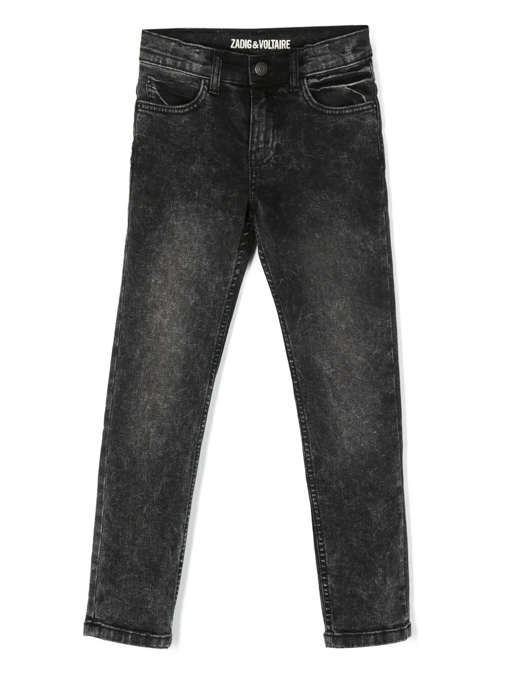 

Джинсы скинни с логотипом Zadig & Voltaire Kids, черный