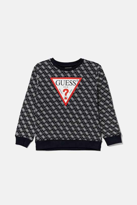 

Детская хлопковая толстовка Guess, синий