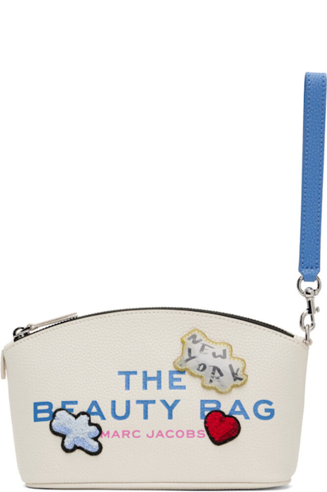 

Белая косметичка «The Sticker Patch Beauty Bag» Marc Jacobs