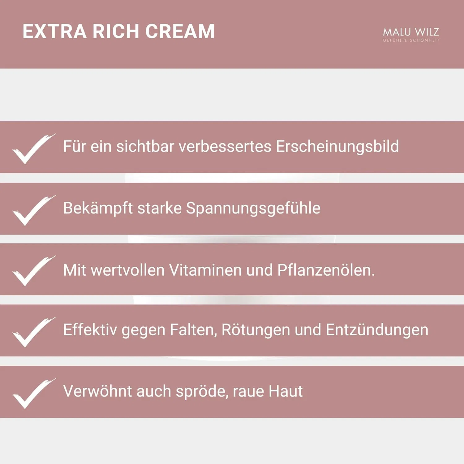 Крем для лица Malu Wilz — Питательный «Extra Rich Cream» от Kosmetik — фото 4