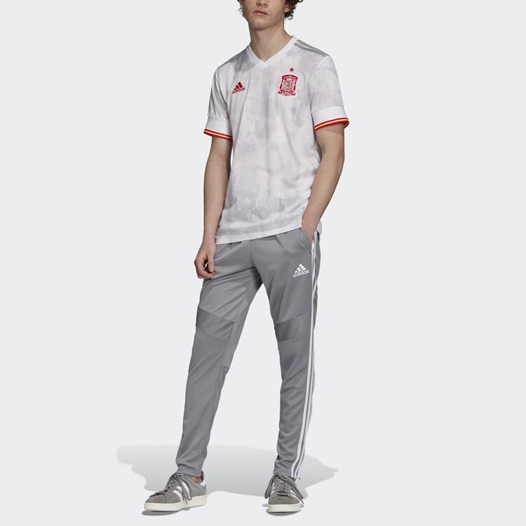 Футболка мужская белая/серая Adidas, белый/серый — фото 3