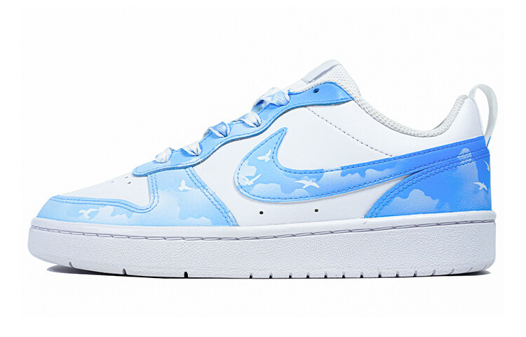 

Кроссовки Nike Court Borough Series Skateboard Shoes Women's Low-Top Blue/White