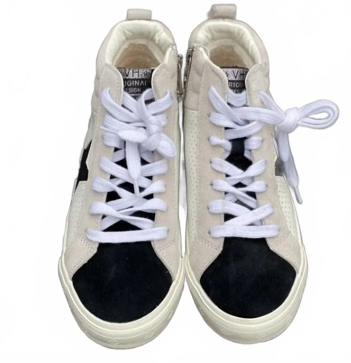 Детские кроссовки Thalia Mid Top в черно-белом цвете Vintage Havana — фото 4