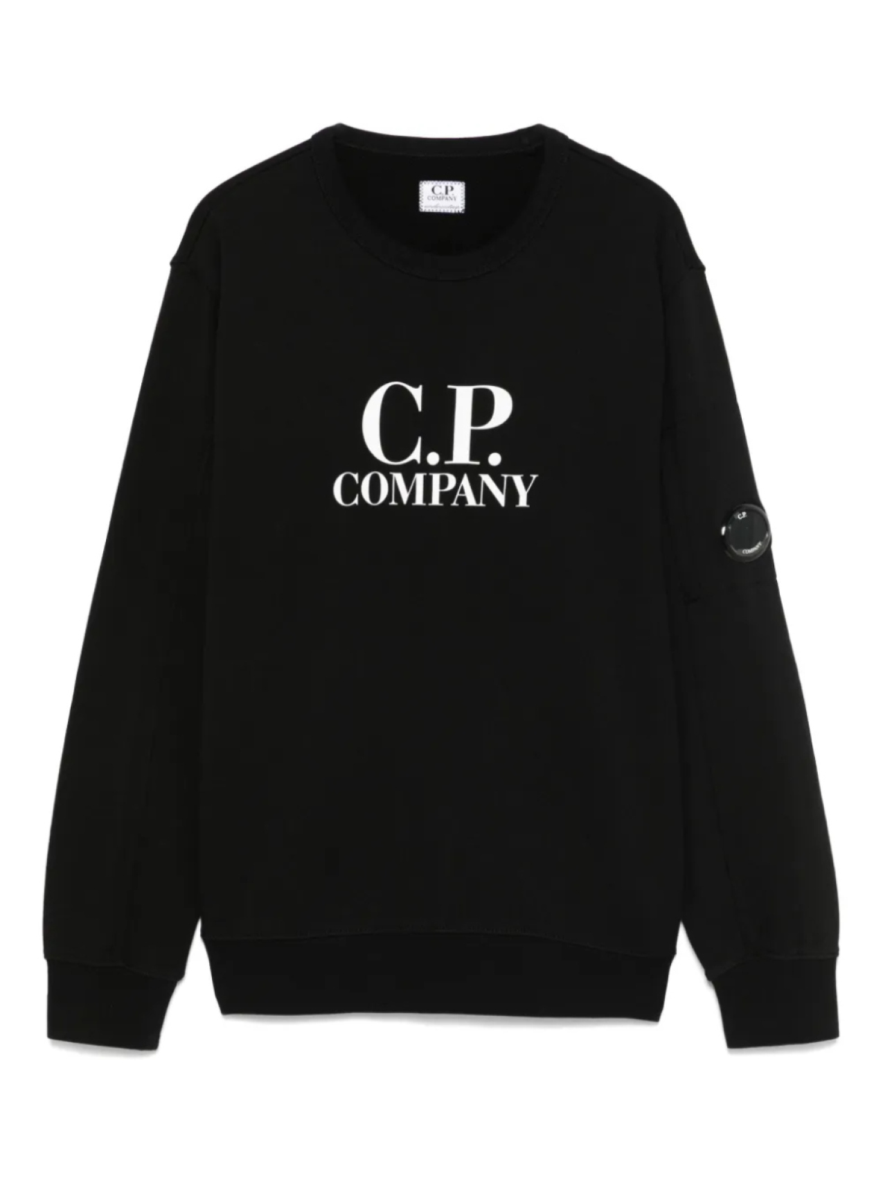 

C.P. Company Kids толстовка с логотипом, черный