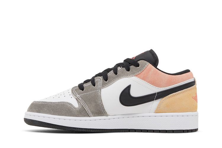 Кроссовки Air Jordan Air Jordan 1 Low SE GS 'Flight Club', белый — фото 4