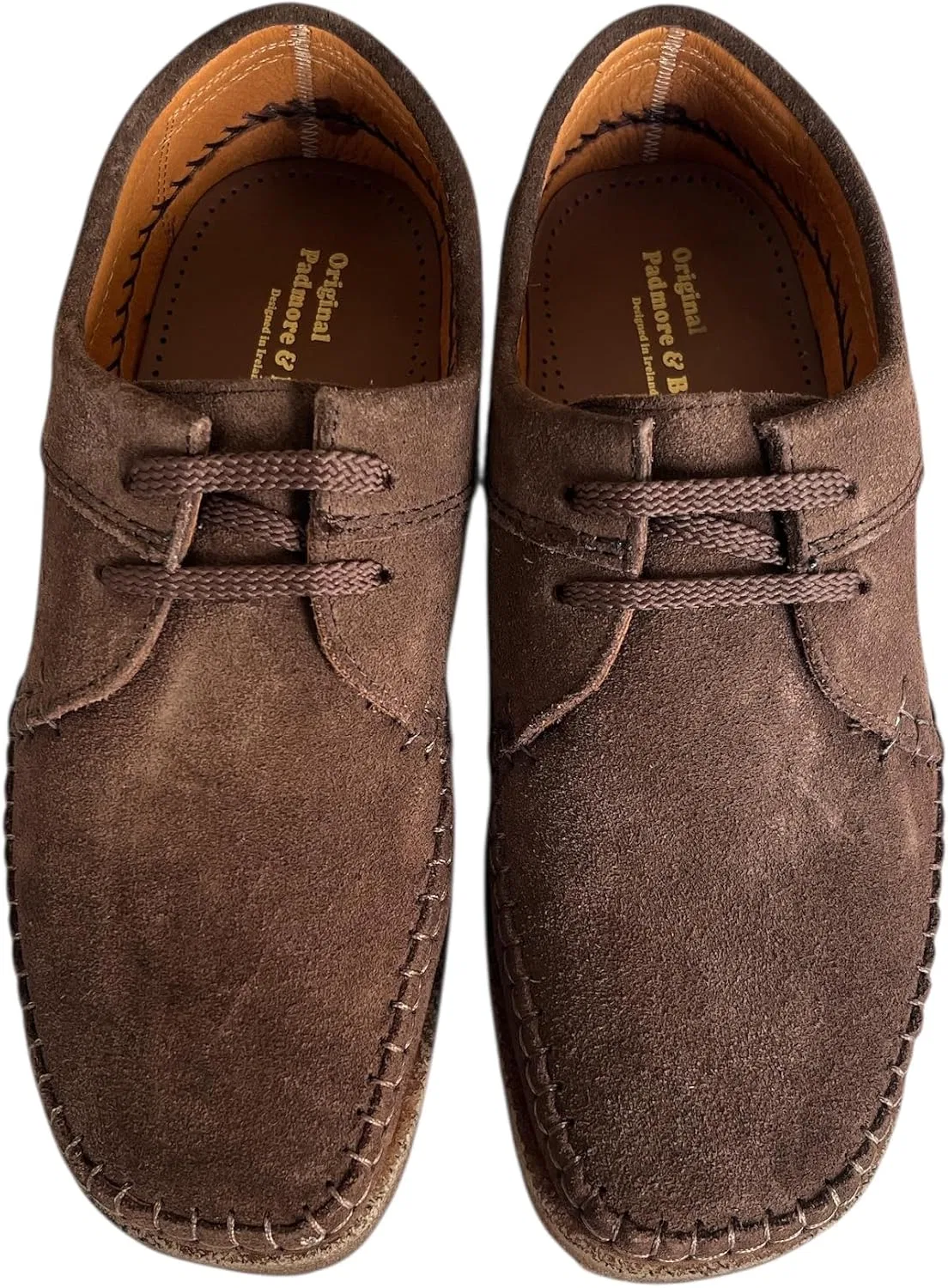 Лоферы замшевые Padmore&Barnes, коричневый Padmore&Barnes(パドモア&バーンズ) — фото 3