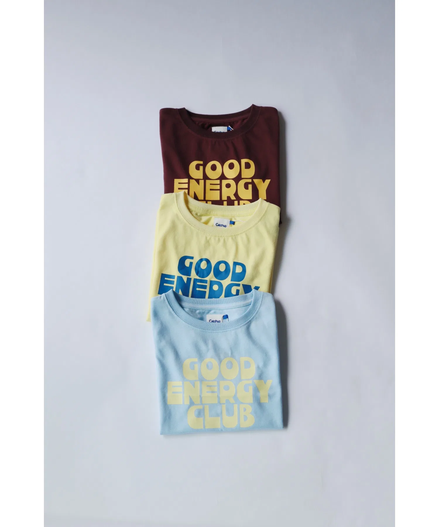 Детская футболка Catchup GOOD ENERGY CLUB с принтом жёлтая — фото 4