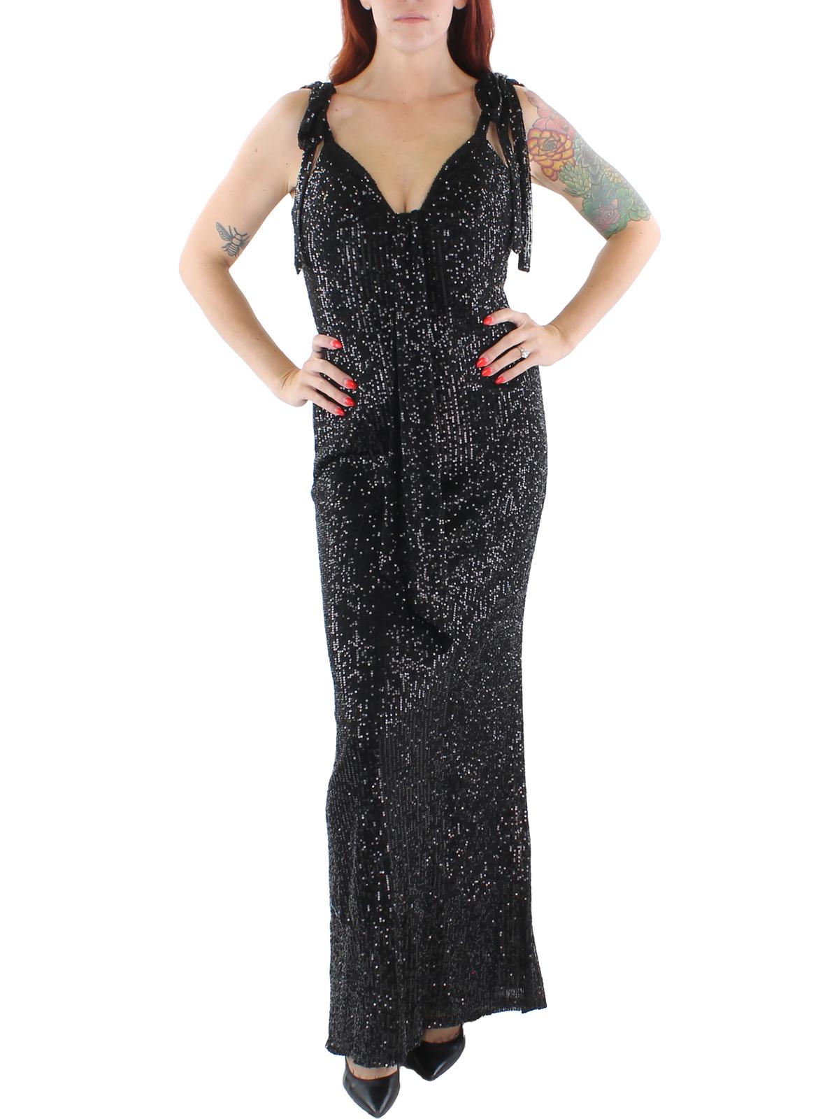 

Женское длинное вечернее платье с пайетками Ieena for Mac Duggal