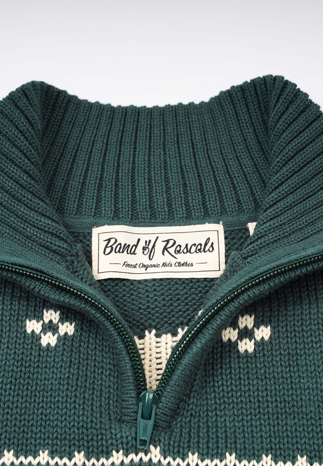 Пуловер Band of Rascals Norway III, цвет racing green — фото 3