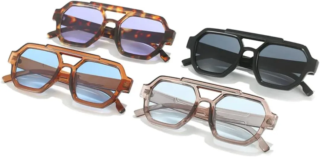 

Солнцезащитные очки с защитой UV400 | Двойная перемычка, светло-серый | для женщин и мужчин, для занятий спортом на открытом воздухе и вождения DSVIGF, 03