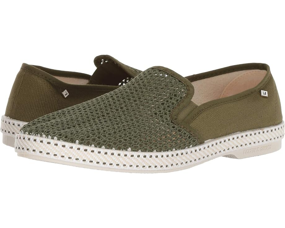 

Кроссовки Rivieras Classic Canvas & Mesh Slip-On, цвет Kaki