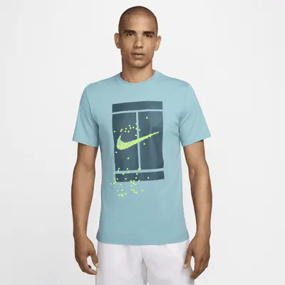 

Футболка Nike NikeCourt, цвет Denim Turquoise
