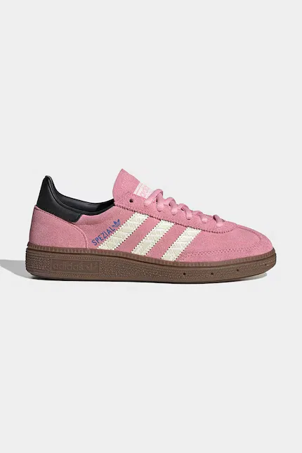 Кроссовки замшевые Handball Spezial Adidas Originals, розовый