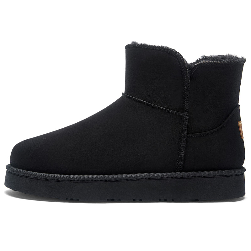 

WARRIOR Утепленные утепленные противоскользящие противоударные полусапоги-снегоботы мужские black