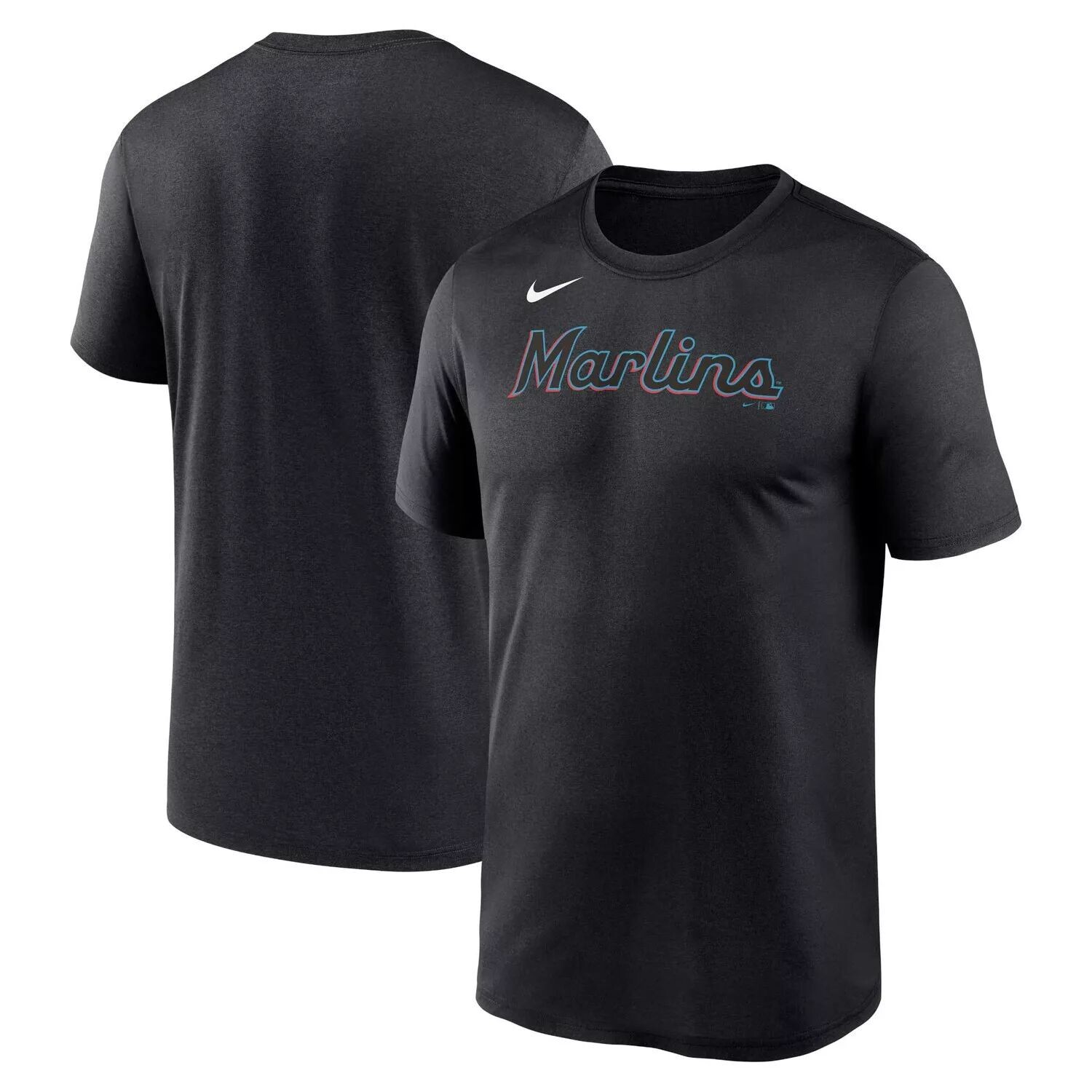 

Мужская черная футболка Miami Marlins Wordmark Legend Performance Big & Tall Nike, Черный, Мужская черная футболка Miami Marlins Wordmark Legend Performance Big & Tall Nike