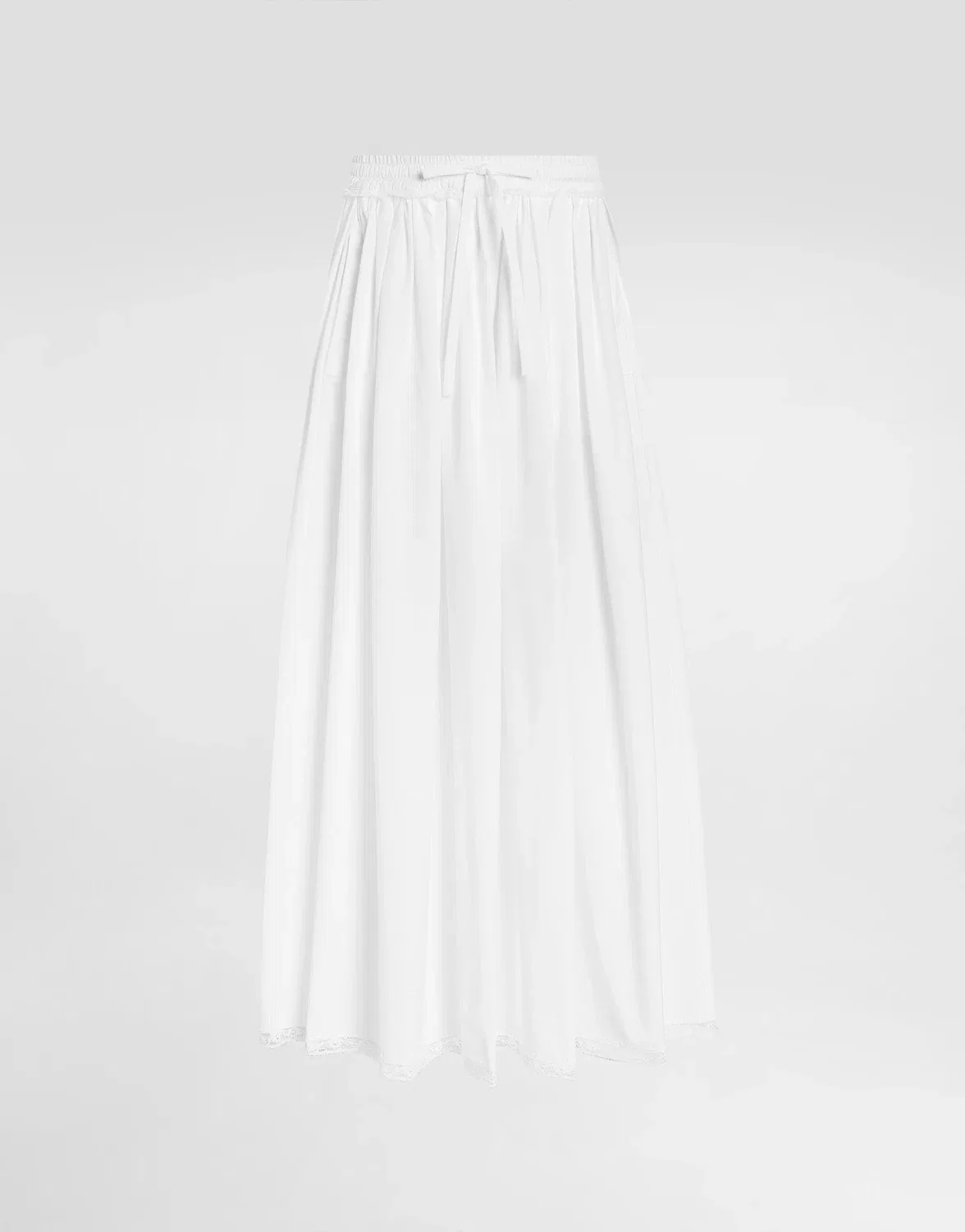 Юбка из поплина DOLCE & GABBANA, белый
