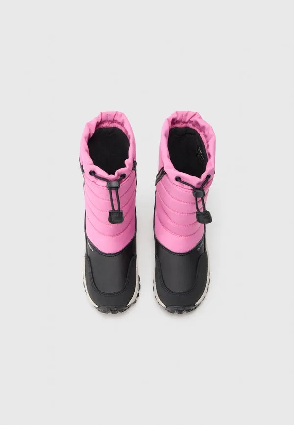 Зимние ботинки для девушки из гималаев Geox, Fuchsia/Black — фото 4
